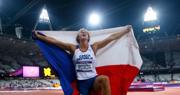 Bára Špotáková obhájila v Londýně zlato z olympiády v Pekingu