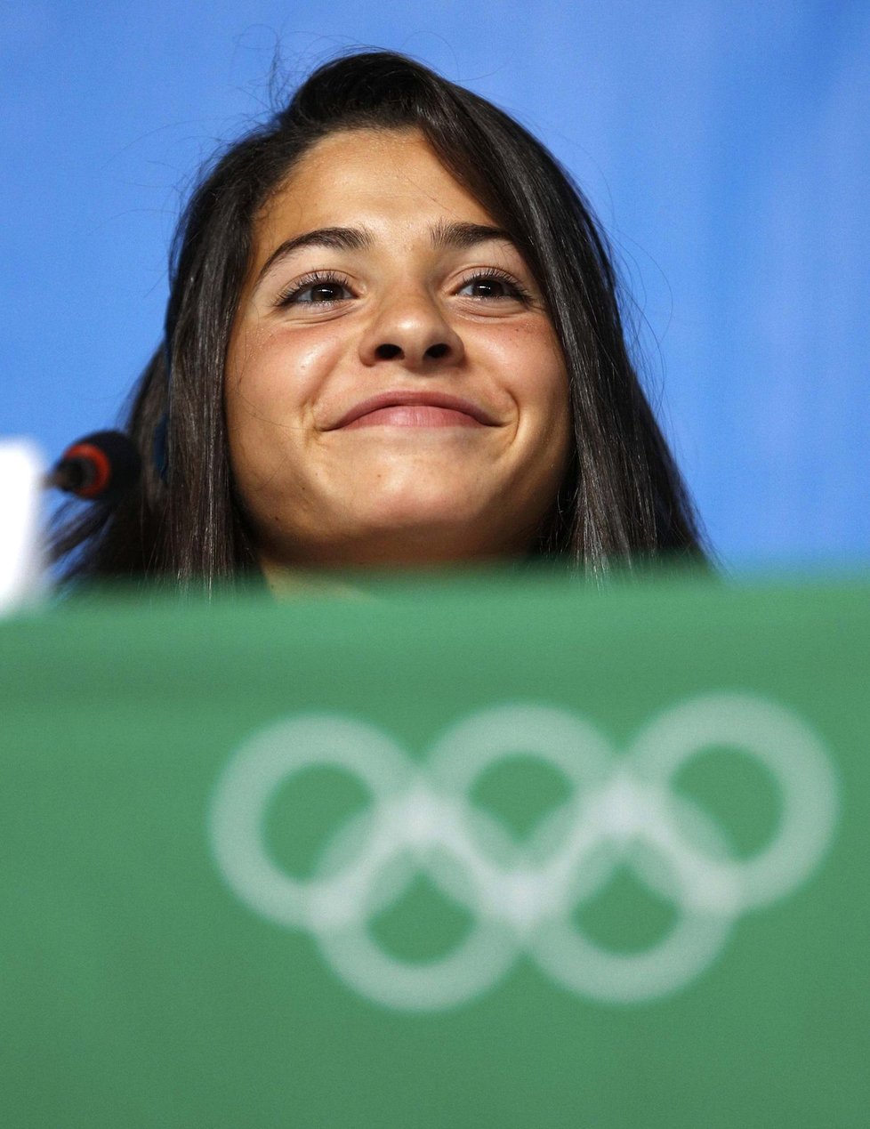 Syrská uprchlice Yusra Mardiniová na olympiádě v Riu