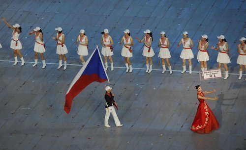 Českou vlajkonoškou byla Štěpánka Hilgertová