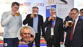 Miloš Zeman na letošní olympiádu nedorazí, Český dům ale nezůstal při otevření bez prezidenta, společně s předsedou Senátu Milanem Štěchem se ho zúčastnil i slovenský prezident Andrej Kiska.