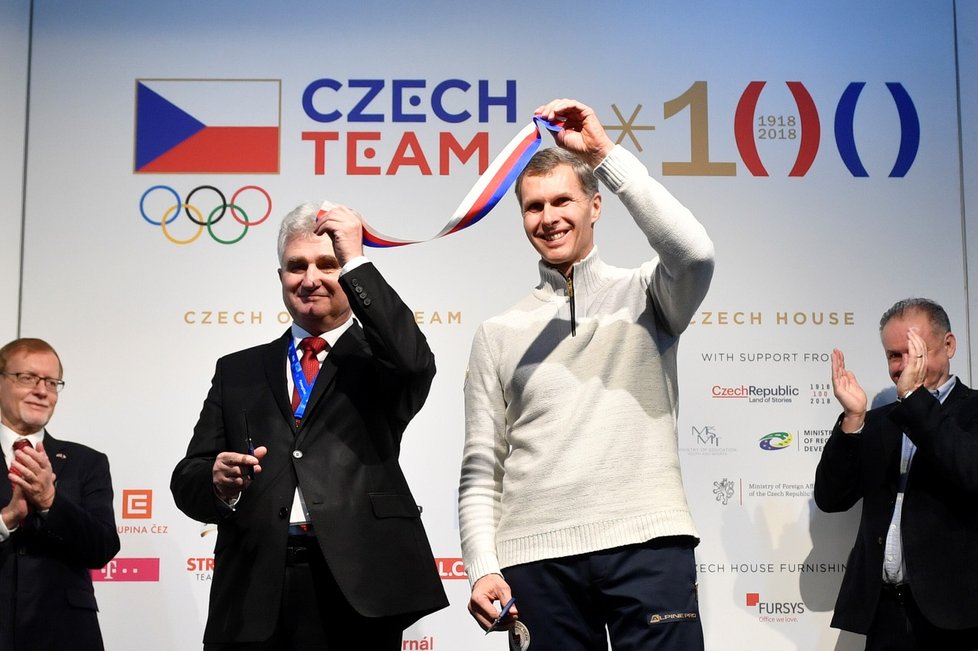 Otevření Českého domu na zimní olympiádě v Jižní Koreji se zúčastnil i slovenský prezident Andrej Kiska