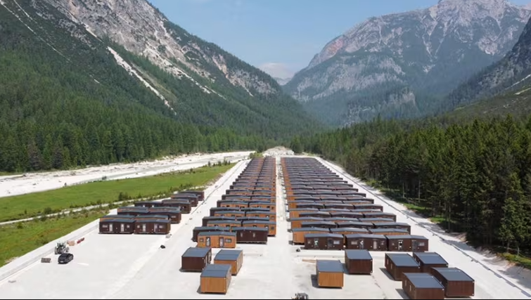 Ubytování v alpské scenérii. Ubytování v alpské scenérii.