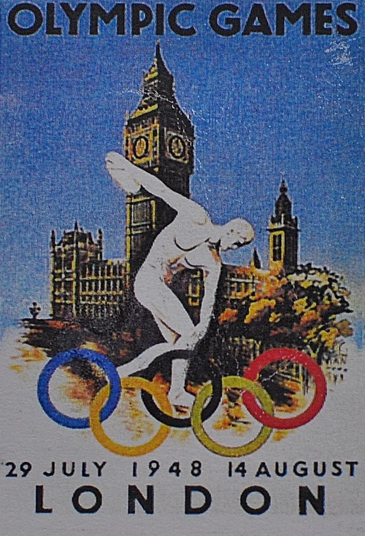 Plakát k londýnské olympiádě.