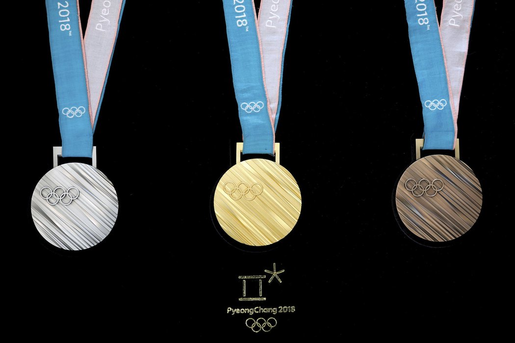 Pořadatelé zimních olympijských her v Pchjongčchangu představili kolekci medailí s minimalistickým designem