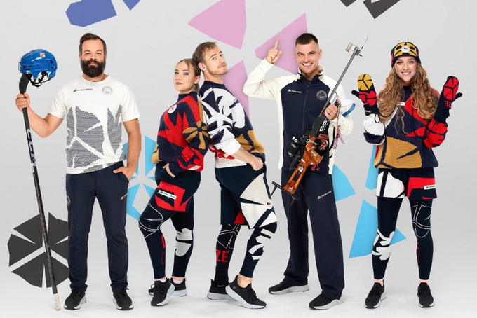 Tak vypadá česká olympijská kolekce: pět ornamentů a odkaz na národního hrdinu Tak vypadá česká olympijská kolekce: pět ornamentů a odkaz na národního hrdinu