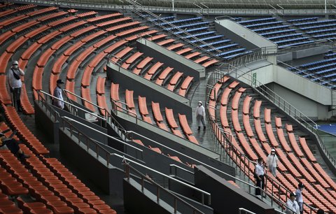 Tribuny na olympijských stadionech zůstanou prázdné