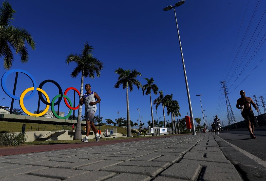 Olympijské symboly jsou už v Riu de Janeiru přítomné nyní