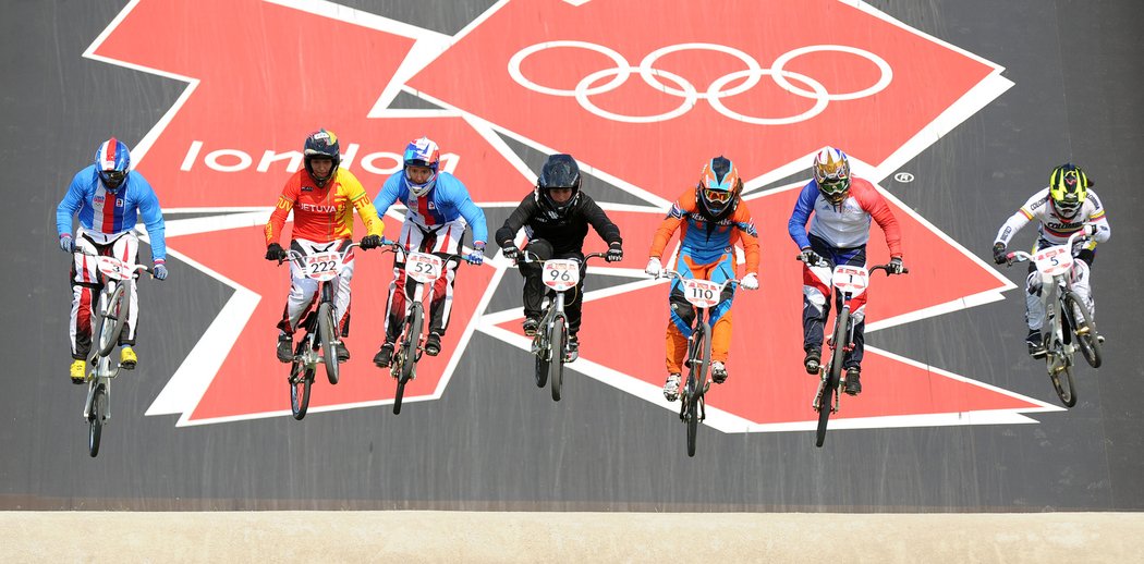 Závody BMX na olympiádě v Londýně