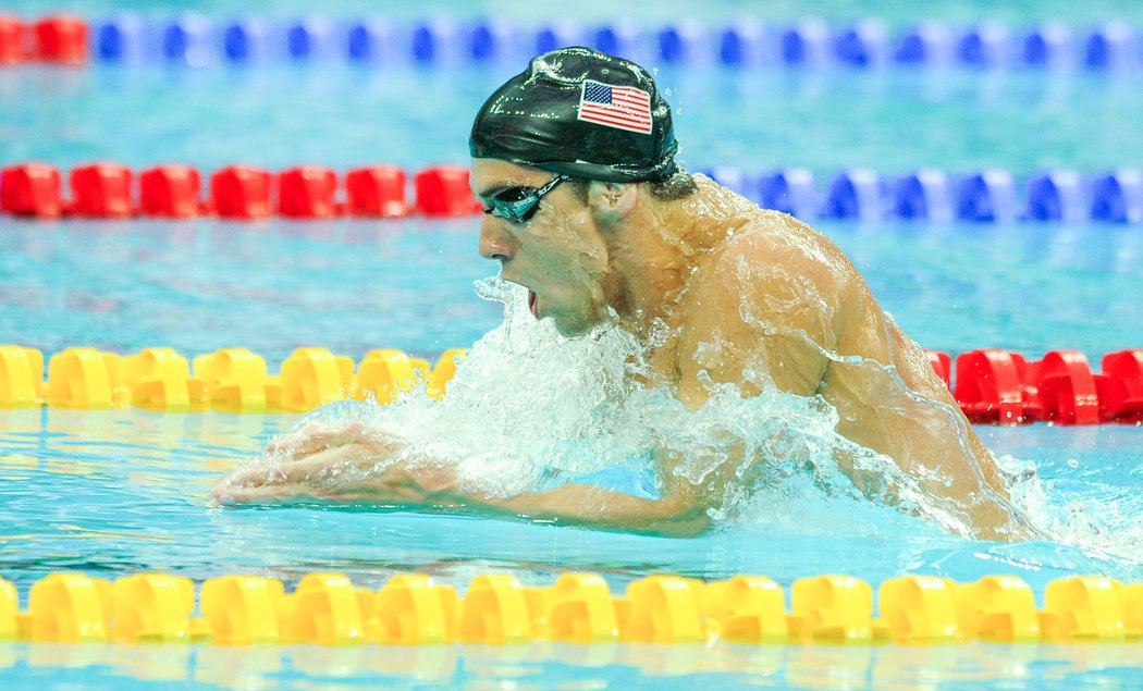 Michael Phelps jako jedna z největších hvězd olympiády v Pekingu