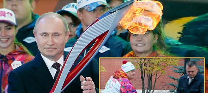 Ruský prezident Vladimir Putin určitě není spokojený. Putování olympijské pochodně po Rusku kvůli jejímu častému zhasínání zatím připomíná fiasko.