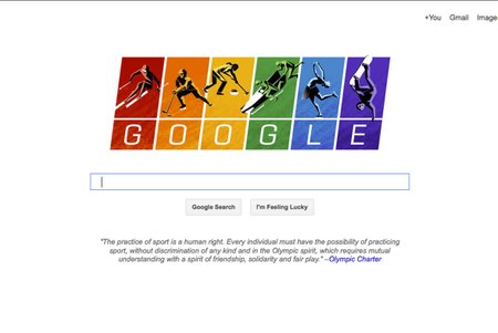 Nejrozšířenější internetový vyhledávač podpořil práva homosexuálů před začátkem olympiády duhovým logem