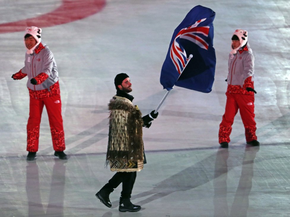 Zahájení olympijských her v Koreji.