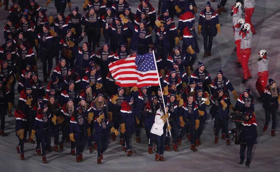 Zahájení olympijských her v Koreji.