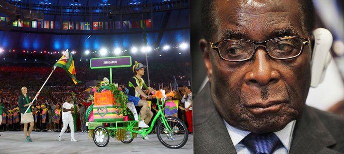 Prezident Zimbabwe Robert Mugabe se naštval na olympioniky své země, protože nepřivezli z Ria ani jednu medaili. Po příletu je ihned nechal zavřít.