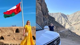 Danuše Nerudová s manželem vyrazila na dovolenou do Ománu