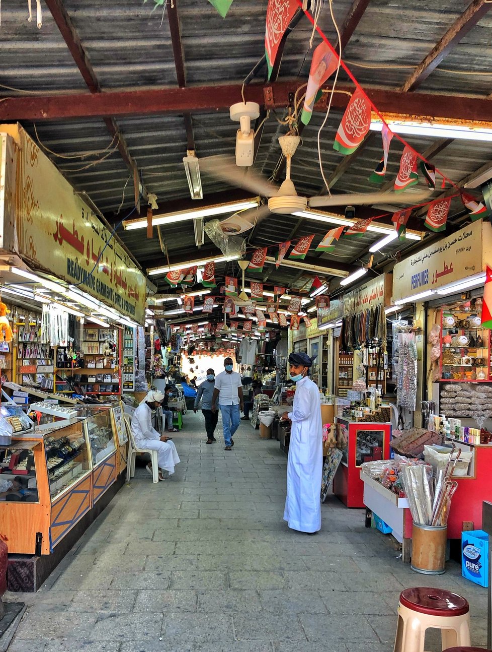 Tradiční trh Al-Husn Souq