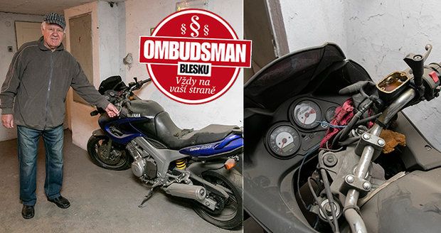 Záhada odstavené motorky v olomouckých garážích. Ombudsman Blesku radí, jak problém řešit.
