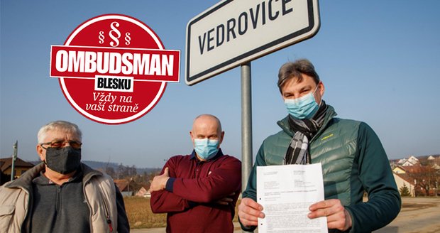 Členové spolku »Za lepší Vedrovice« Blesku ukázali dokument z ministerstva ministerstva životního prostředí.