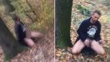 VIDEO: S vystrčeným penisem klečel u stromu a dělal si dobře! Neúnavného úchyla z Ďáblic hledá policie