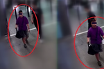 Muž potřísnil dívce spermatem nohu a sukni. Mladíka ve fialovém tričku ztotožnili policisté díky pomoci veřejnosti.
