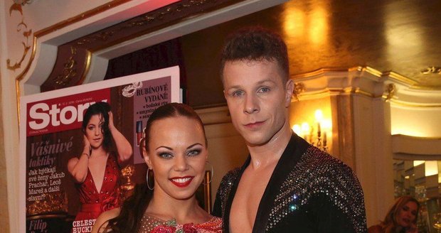 Jan Onder s novou taneční partnerkou