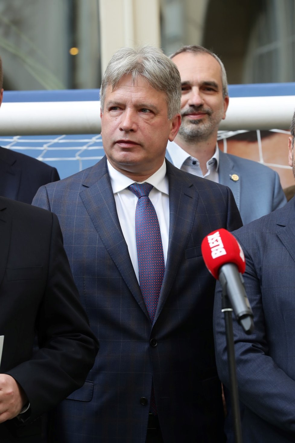 První místopředseda ČSSD Roman Onderka při zahájení kampaně k volbám do Evropského parlamentu (23. 4. 2019)