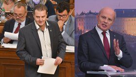 Komunistický poslanec Zdeněk Ondráček (KSČM) a neúspěšný prezidentský kandidát Michal Horáček