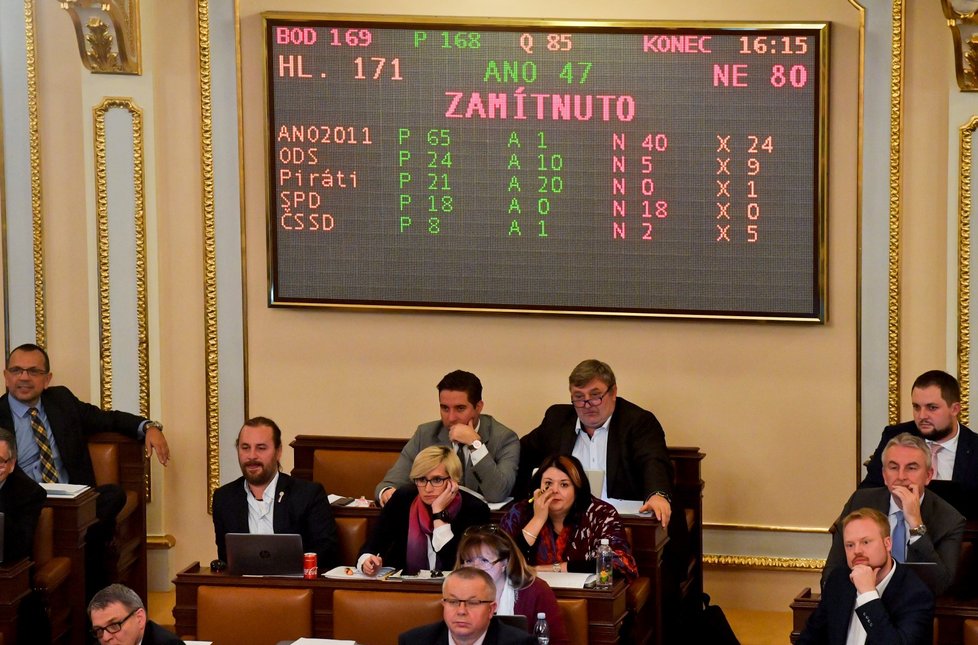 Poslanci zamítli žádost policie o vydání Zdeňka Ondráčka (KSČM) k trestnímu stíhání (31. 10. 2018).