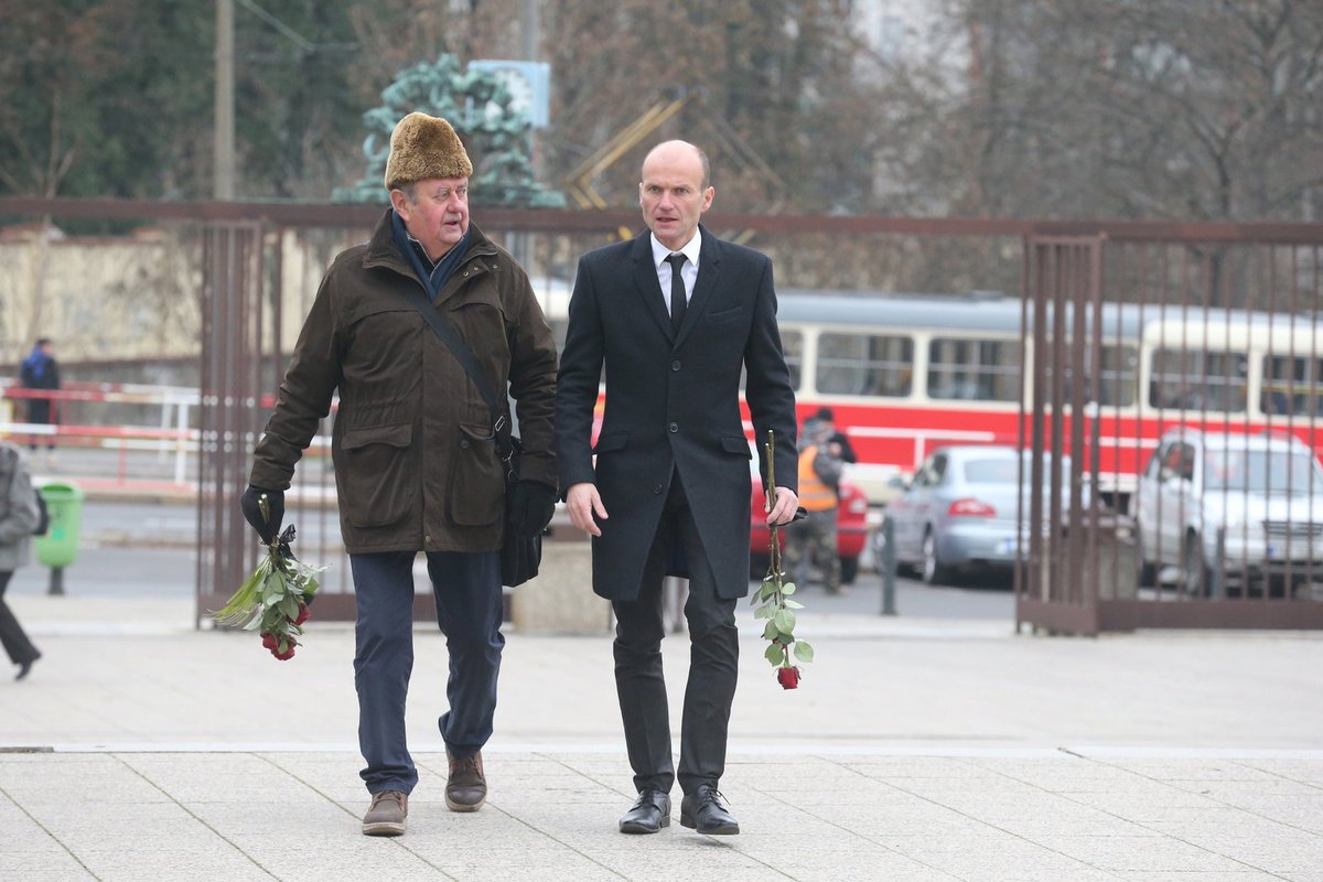 Dalibor Gondík s tatínkem.