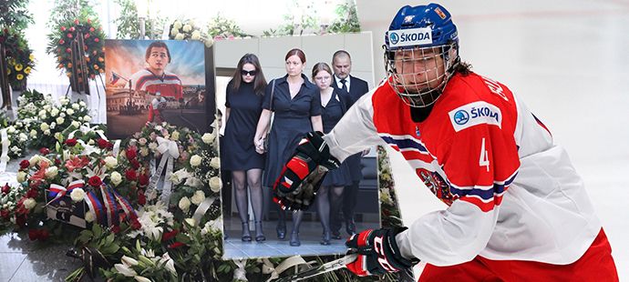 Poslední rozloučení se zesnulým hokejistou Ondřejem Buchtelou