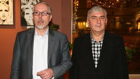 Ředitel Národního divadla Ondřej Černý (vlevo) byl odvolán. Vpravo jedna z hlavních hvězd divadla Miroslav Donutil