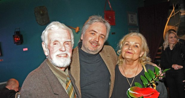 Ondřej Kepka s rodiči