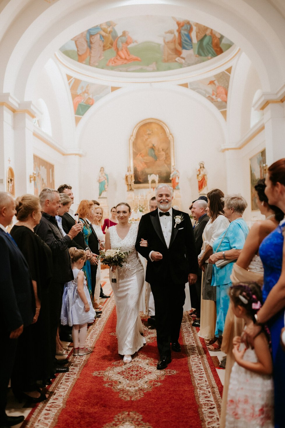 Svatbu měli Ondřej Kepka a Jana Vrabcová v kostele v Šale.
