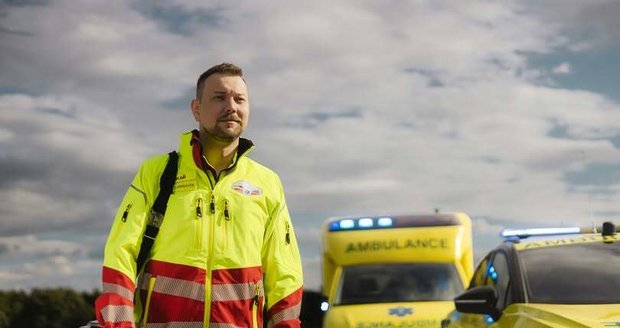 lékař sanitky Ondřej Mrňávek