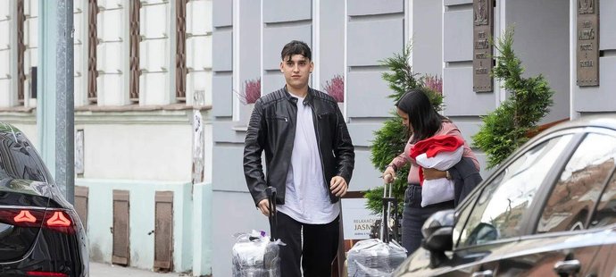 Natasha Nepela a její syn dorazili do Bratislavy na premiéru filmu Nepela