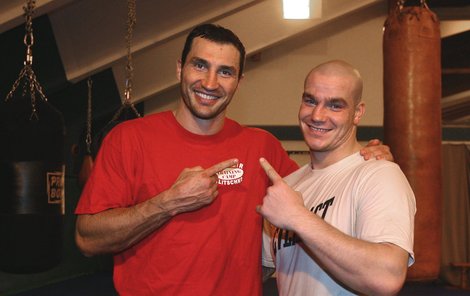 Ondřej Pála a Vladimir Kličko spolu loni trénovali. Pobijí se v ringu i naostro?