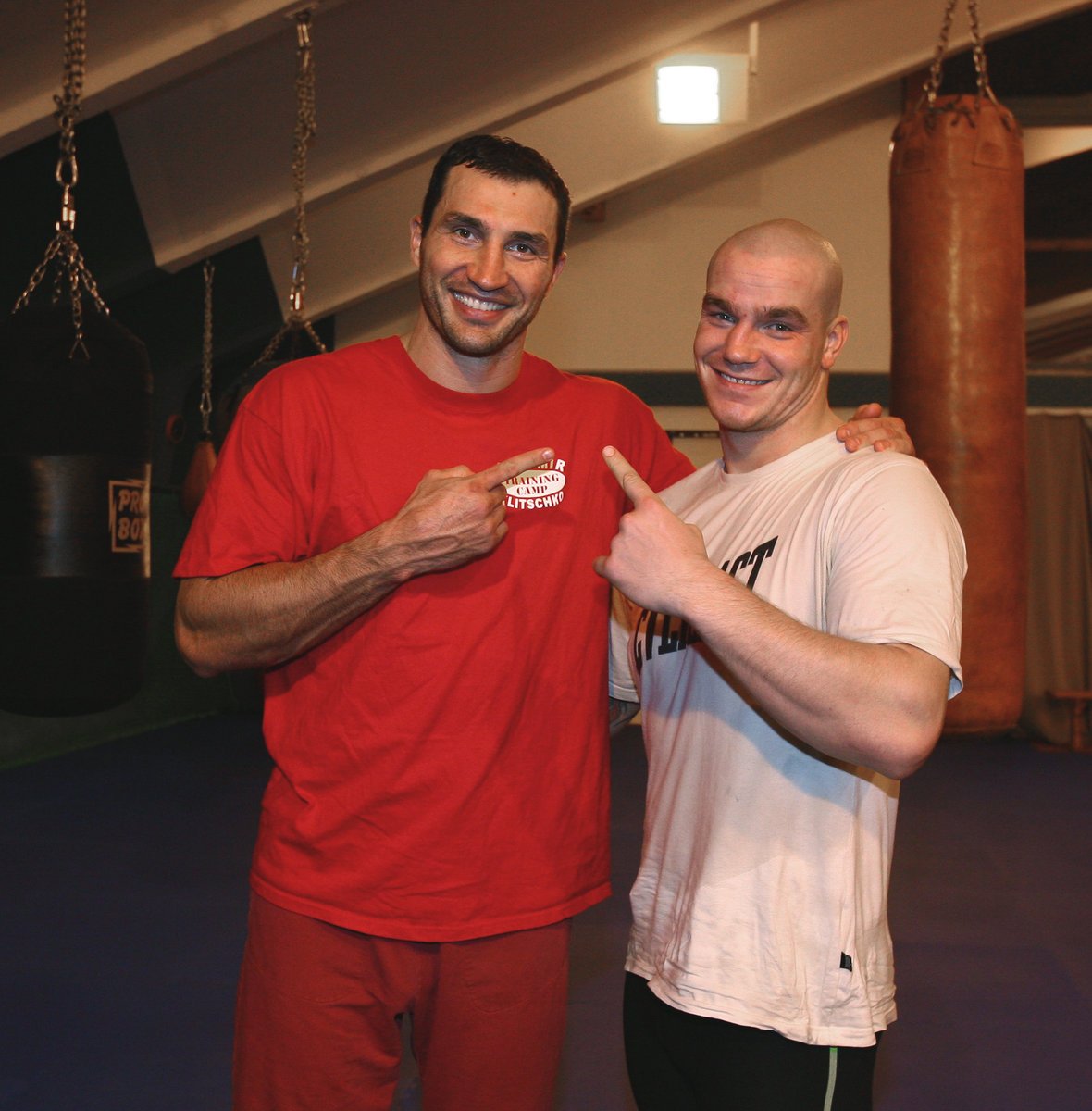 Ondřej Pála a Vladimir Kličko spolu loni trénovali. Pobijí se v ringu i naostro?