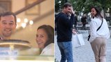 Ondřej Sokol se snoubenkou ve Varech: Cukrovali nad dortíčky!