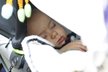 Devíti měsíční syn Ondřej spal spokojeně v kočárku.