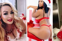Vánoční čepičky i erotické kostýmky: Jak slaví svátky pornoherečky a hvězdy z OnlyFans?