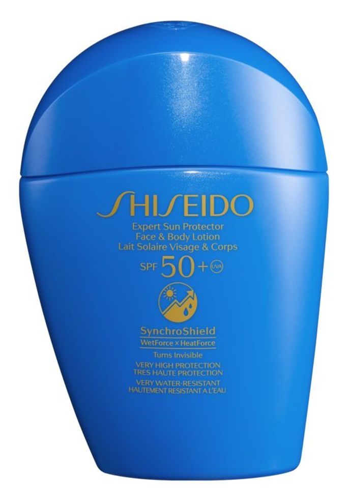 Opalovací mléko na obličej i tělo SPF 50+, Sun Care Expert Sun Protector Face and Body Lotion, Shiseido, 469 Kč/50 ml