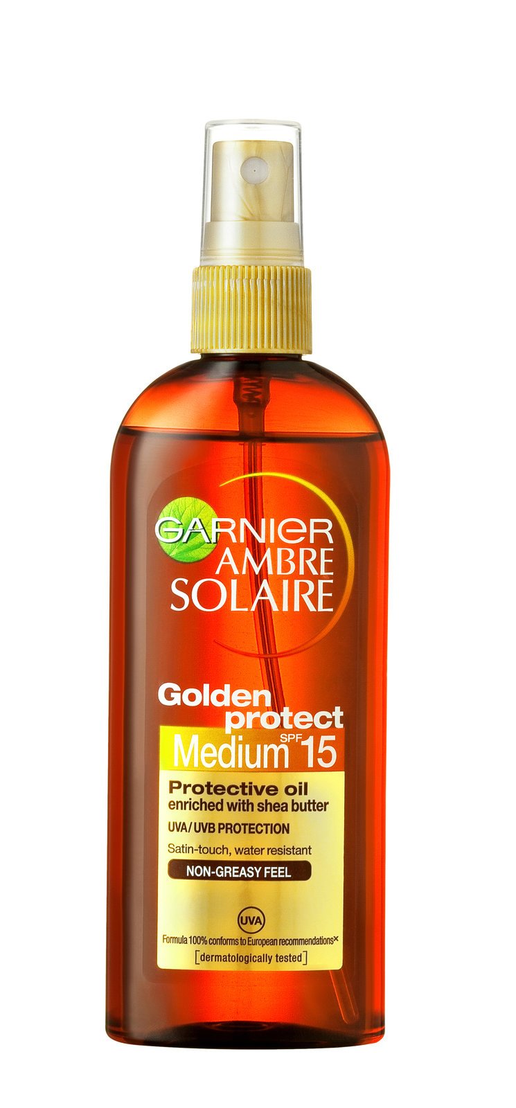 Olej na opalování Garnier Ambre Solaire Golden Touch  SPF 30, 242 Kč (150 ml). Seženete v drogériích.