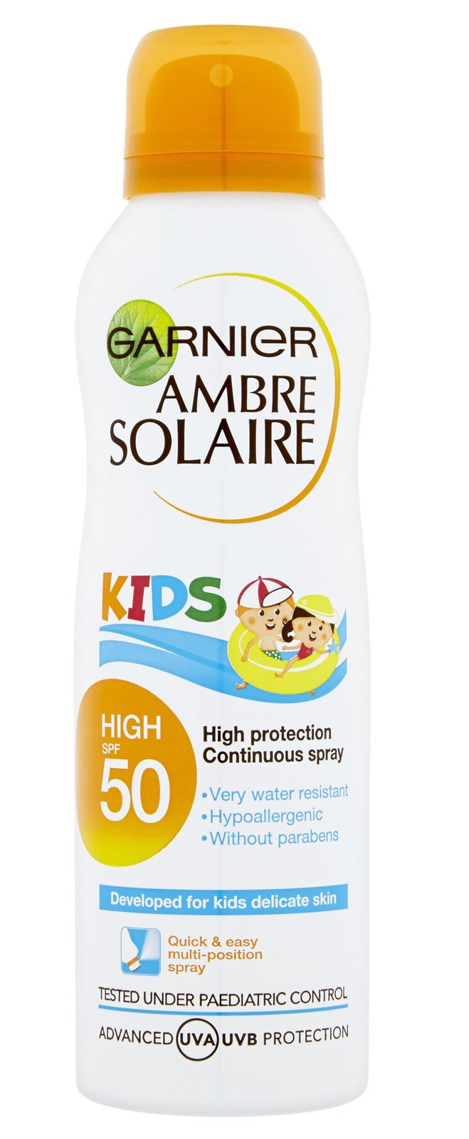 Sprej na opalování Garneir Kids Aerosol Resisto SPF 50+, 359,90 Kč  (150 ml)