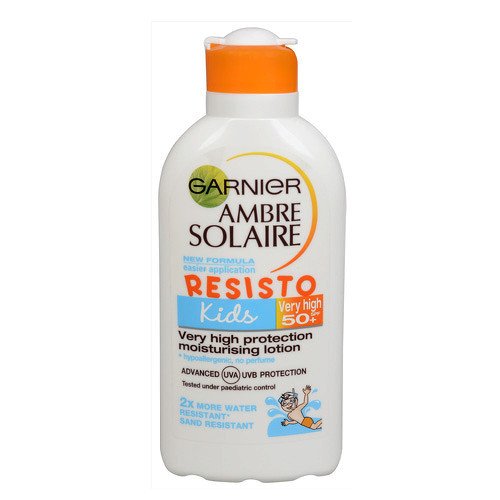 Garnier Opalovací mléko pro děti Ambre Solaire Resisto Kids, 299 Kč, koupíte v síti drogerií