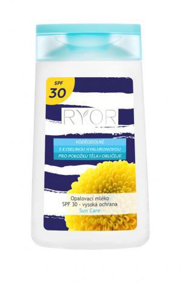 Opalovací mléko, Ryor, SPF 30, 267 Kč/200 ml