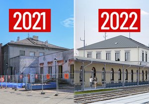 Nádraží Opava-západ prochází nákladnou rekonstrukcí.