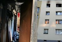 Noční požár bytu v Opavě: 23 lidí muselo z domu! Hasiči zachránili psy i kočky