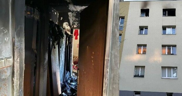 V Opavě v Olomoucké ulici hořel byt.