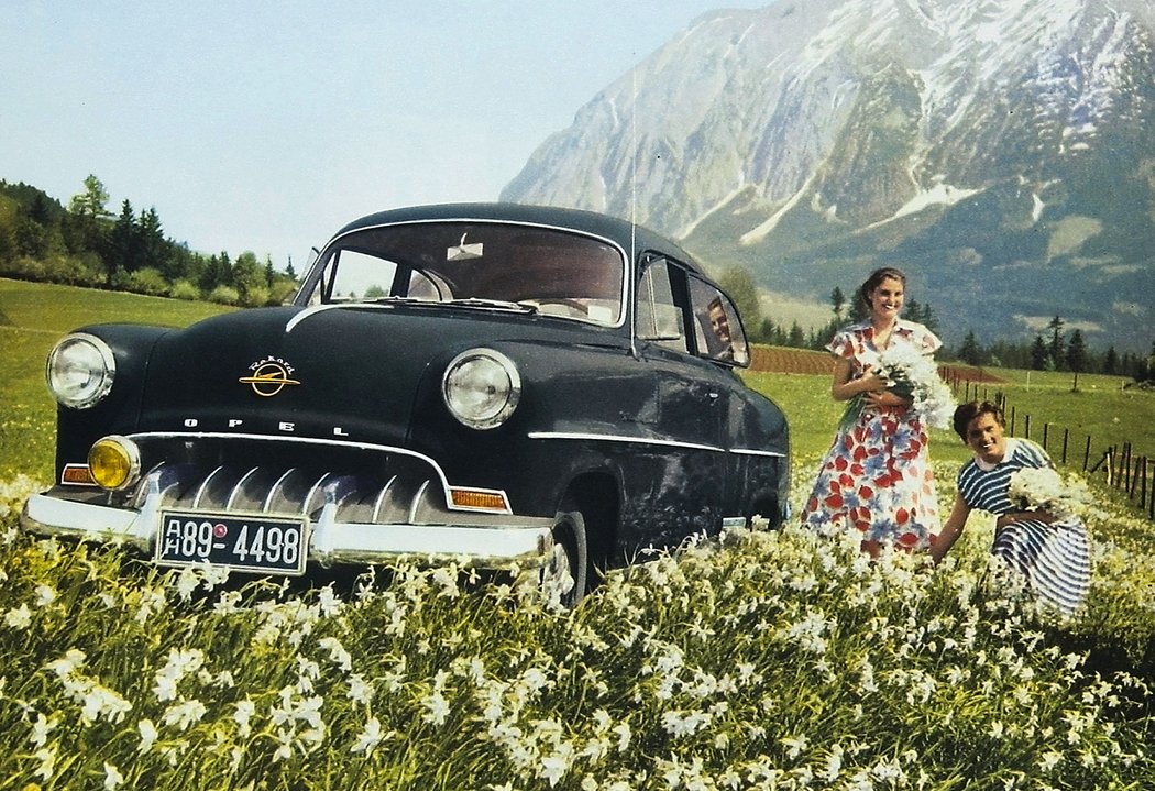 Reklama Opel  Olympia Record (1953)