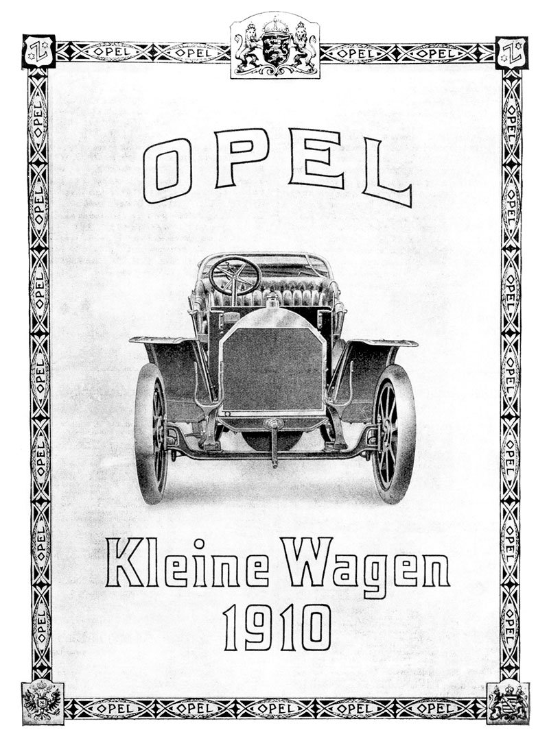 Reklama Opel (1910)